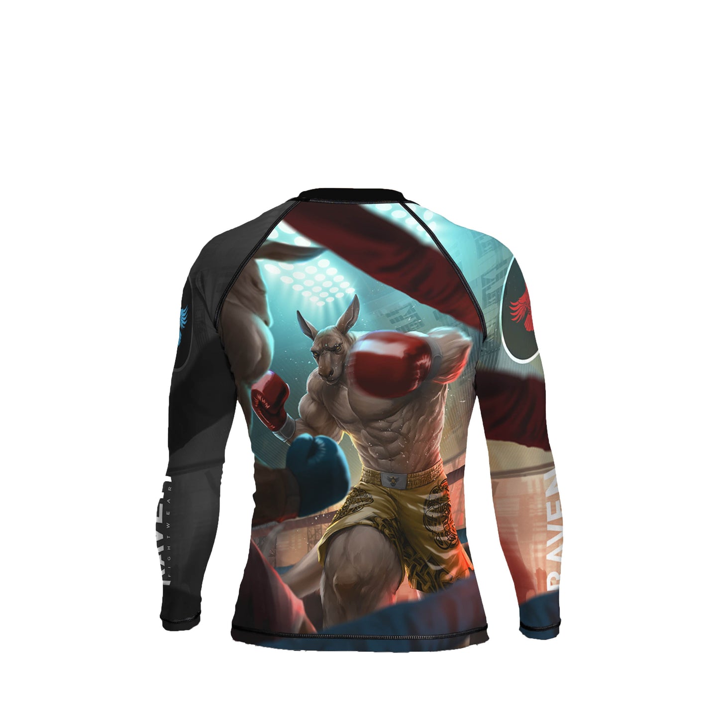 Outback Boxer Women's Long Sleeve Rashguard - Raven Fightwear