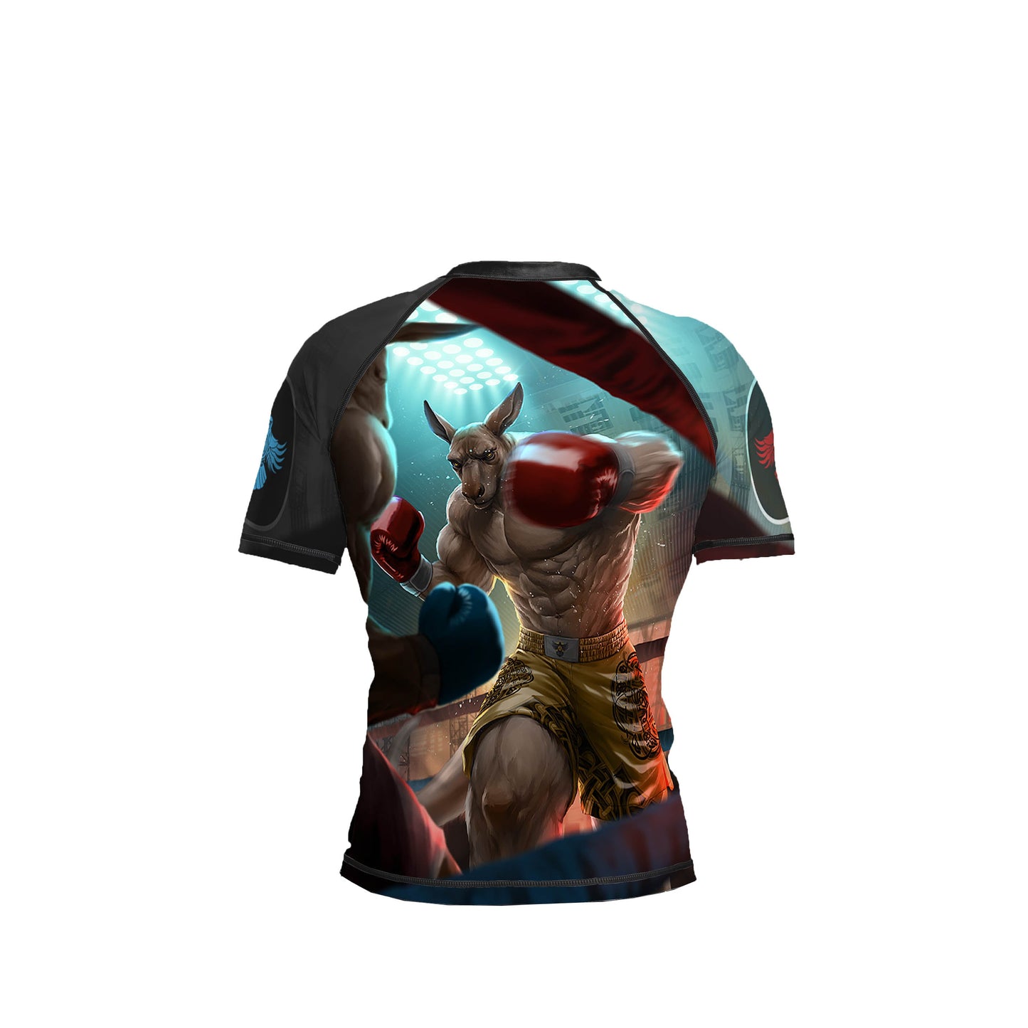 Outback Boxer Women's Short Sleeve Rashguard - Raven Fightwear