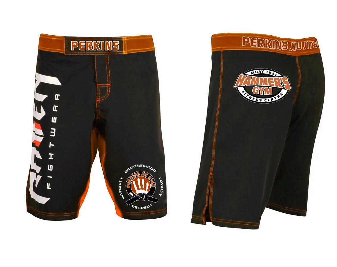 Perkins Men's Fight Shorts - Raven Fightwear