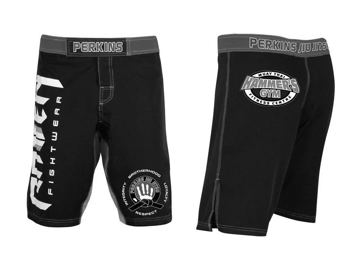 Perkins Men's Fight Shorts - Raven Fightwear