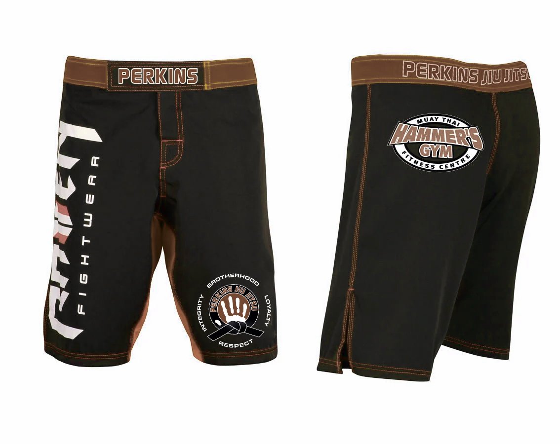 Perkins Men's Fight Shorts - Raven Fightwear