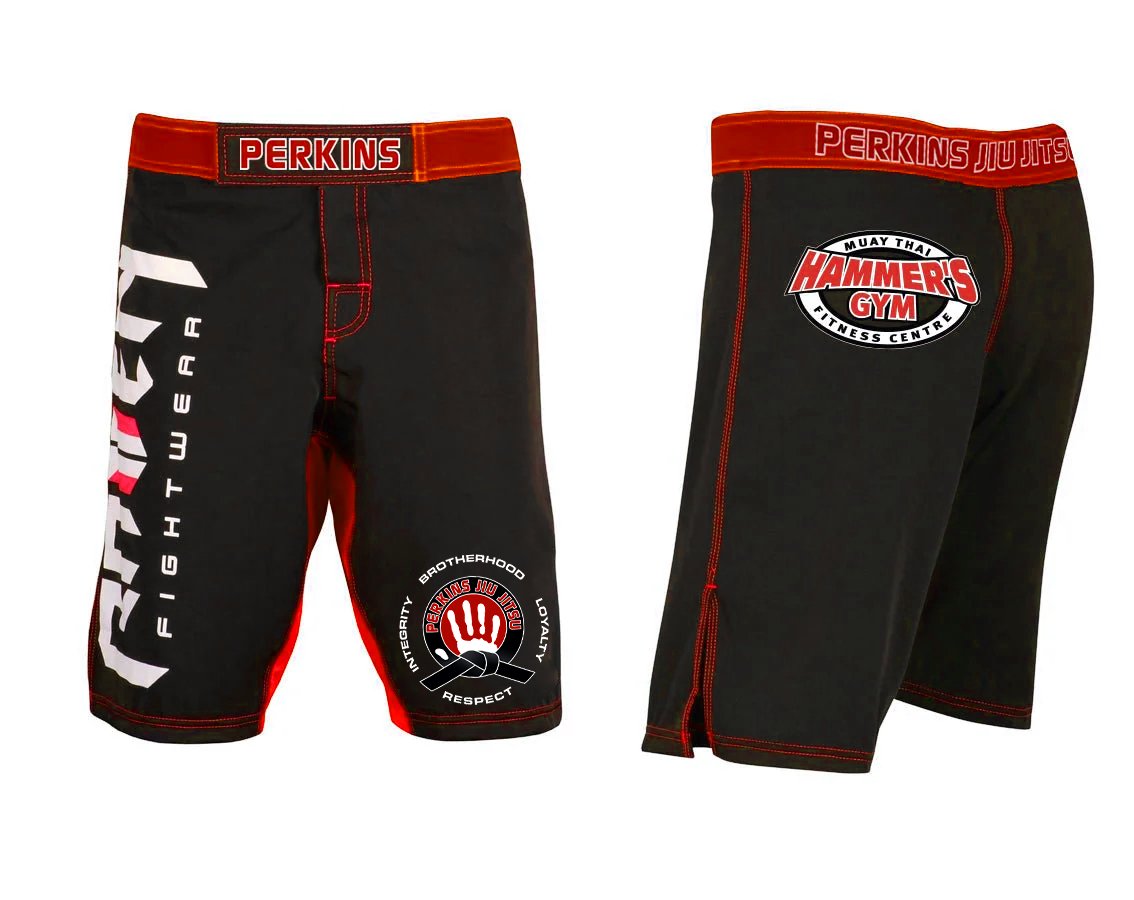 Perkins Men's Fight Shorts - Raven Fightwear