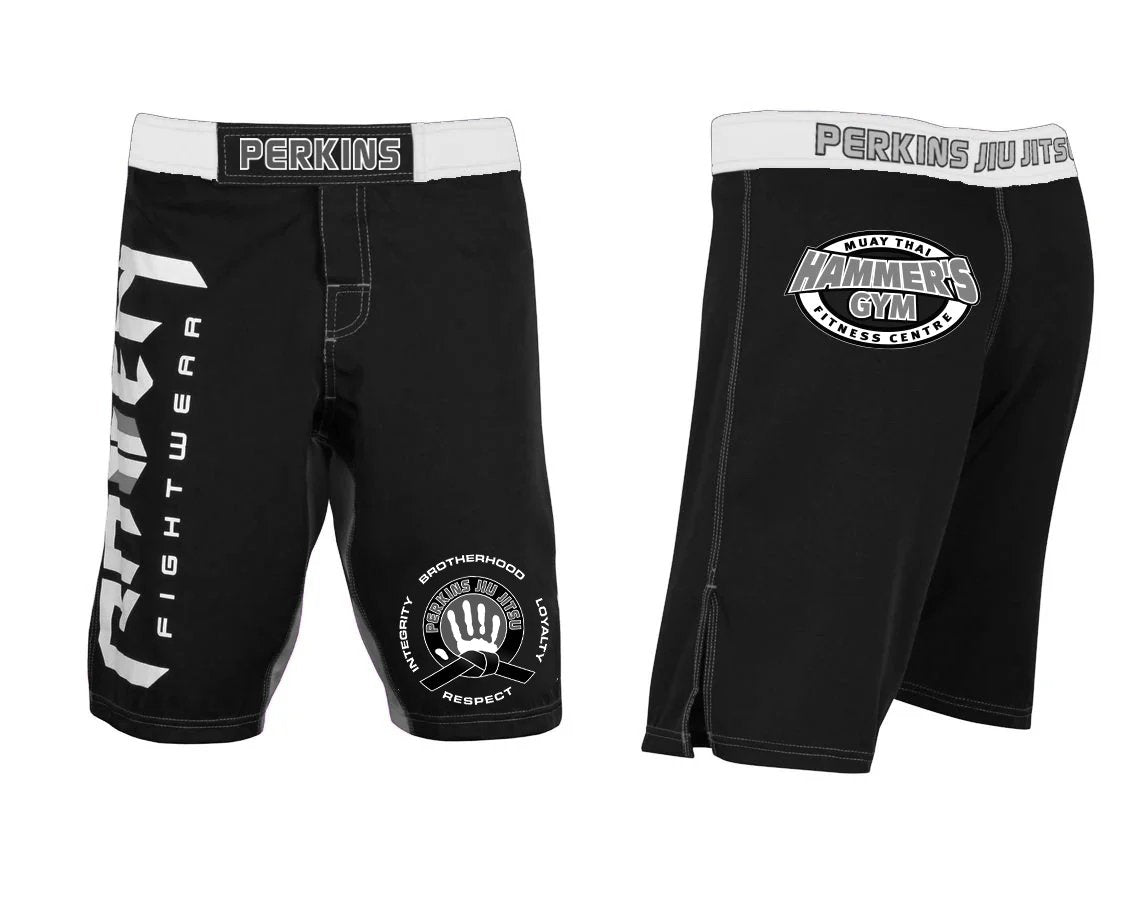 Perkins Men's Fight Shorts - Raven Fightwear