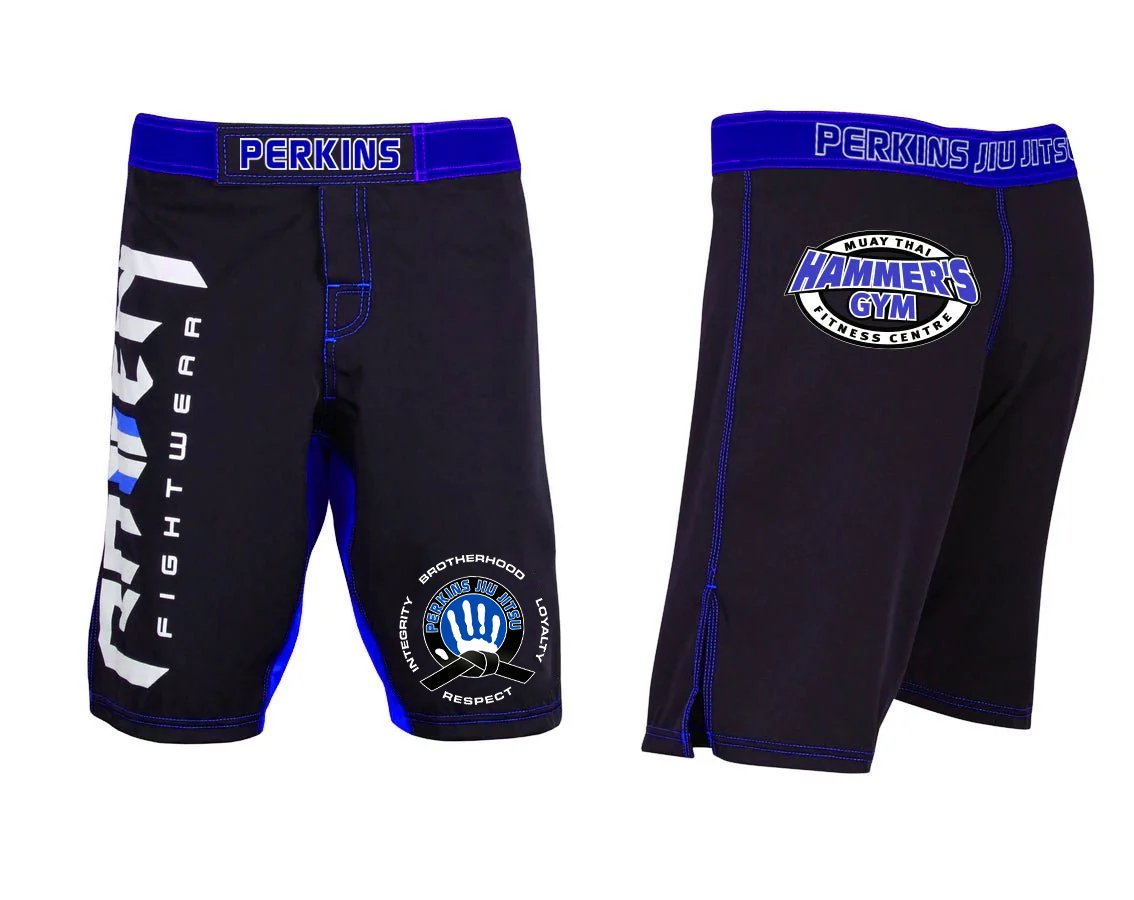 Perkins Men's Fight Shorts - Raven Fightwear