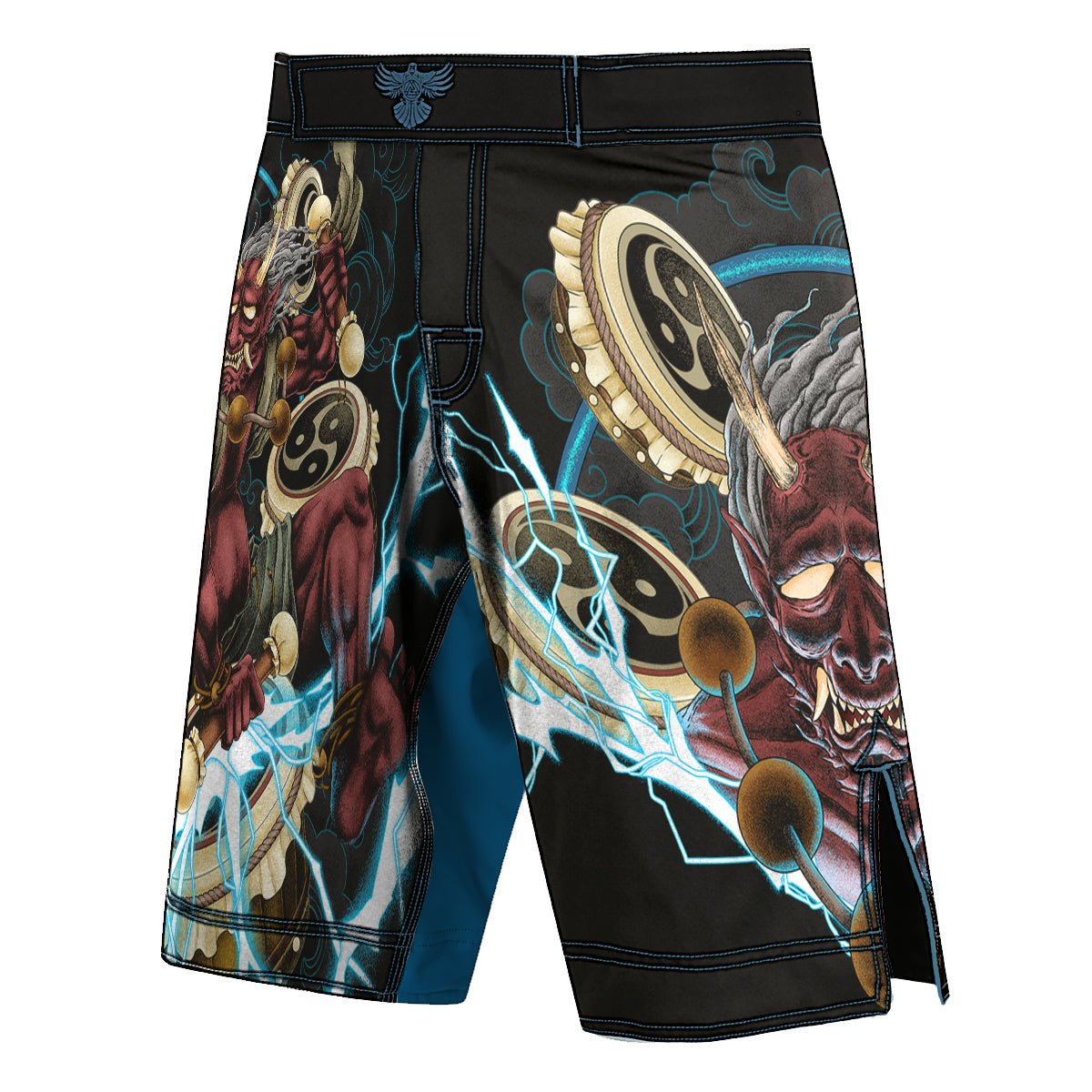 Raijin Men's Fight Shorts - Raven Fightwear