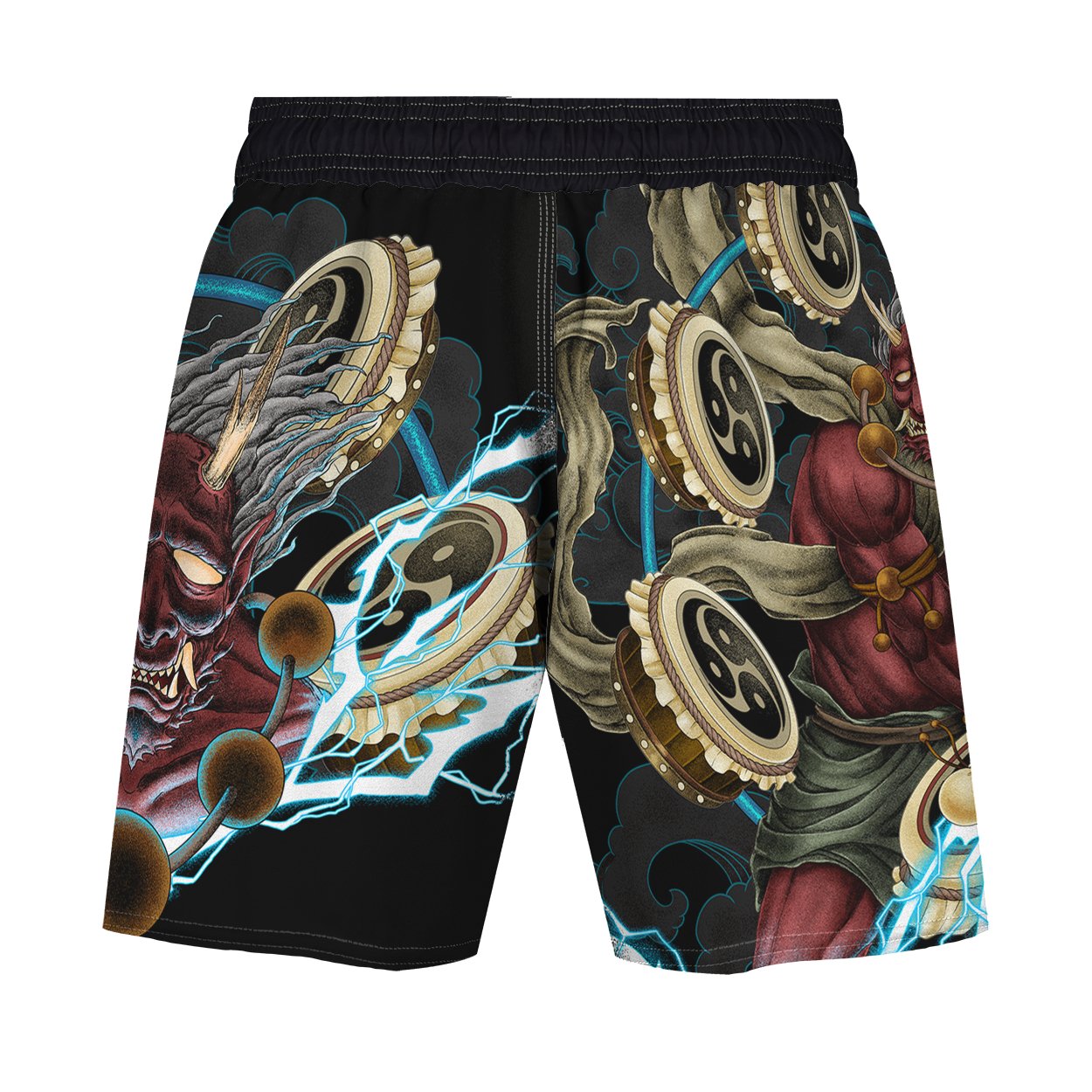 Raijin Men's Hybrid Fight Shorts - Raven Fightwear