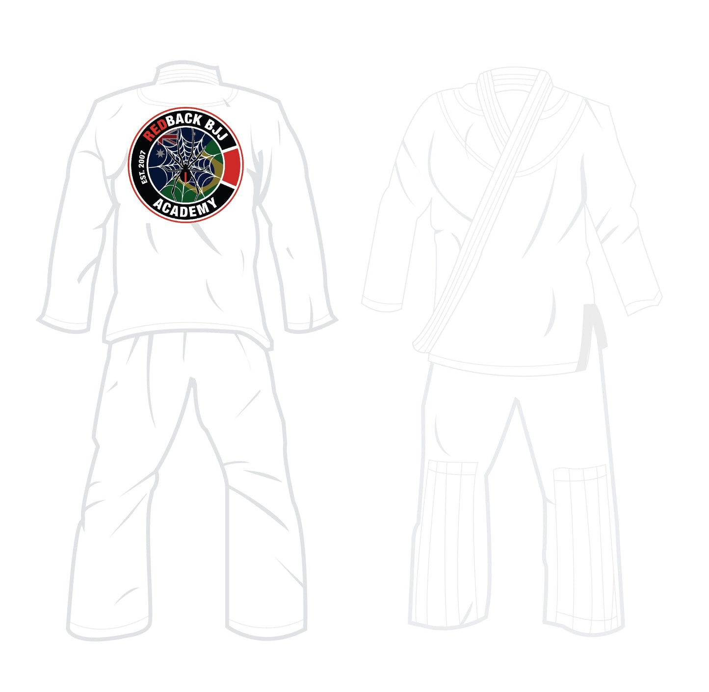 Redback Club Gi - Raven Fightwear