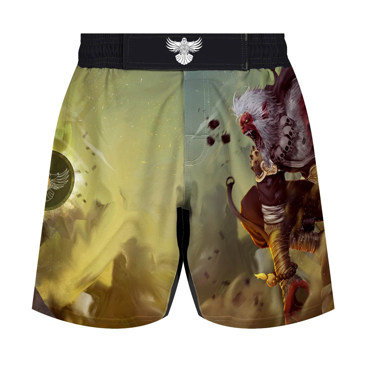 Sun Wukong Men's Hybrid Fight Shorts - Raven Fightwear