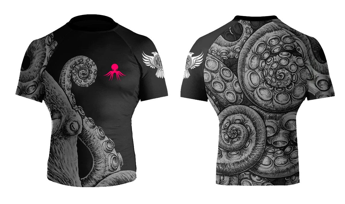 The Compound Club Junior Short Sleeve Rashguard - Raven Fightwear