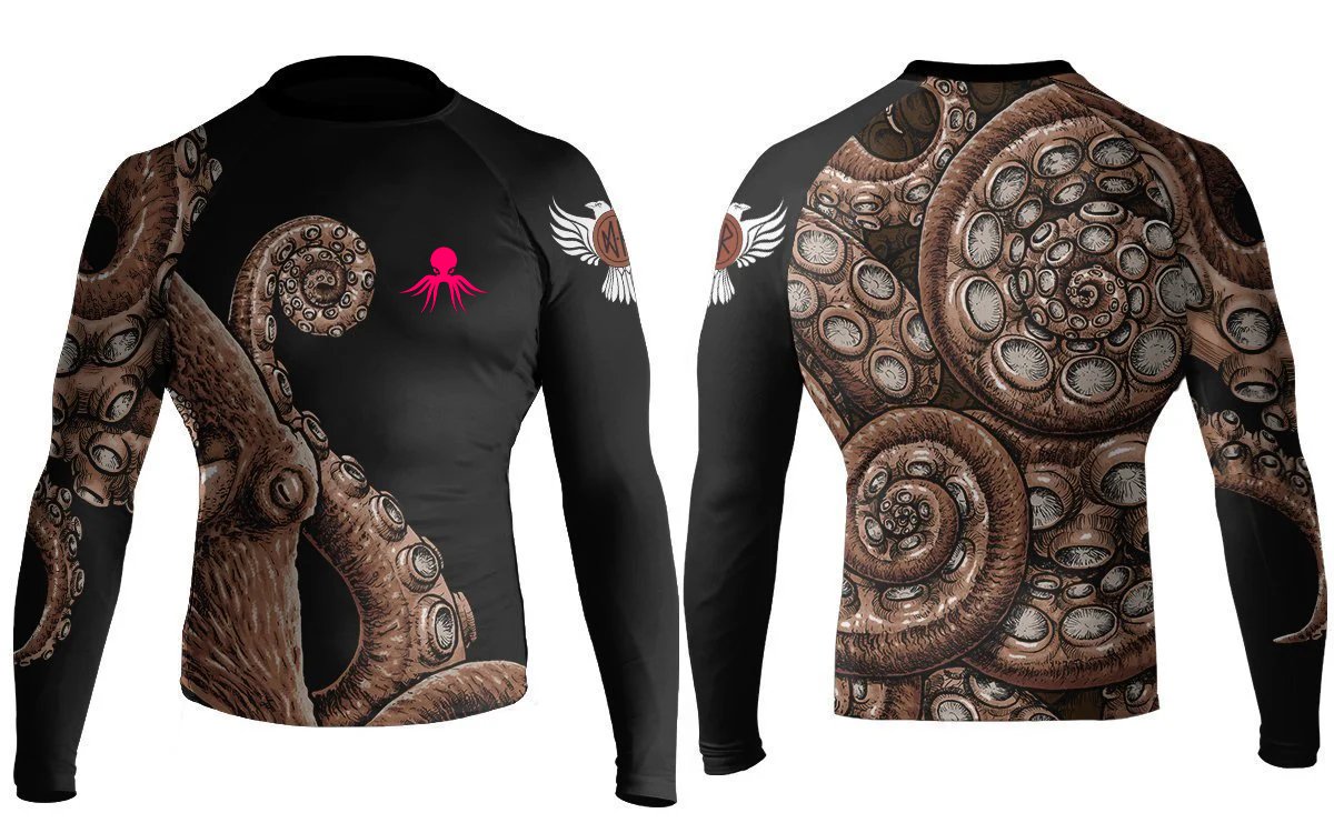 The Compound Club Men's Long Sleeve Rashguard - Raven Fightwear