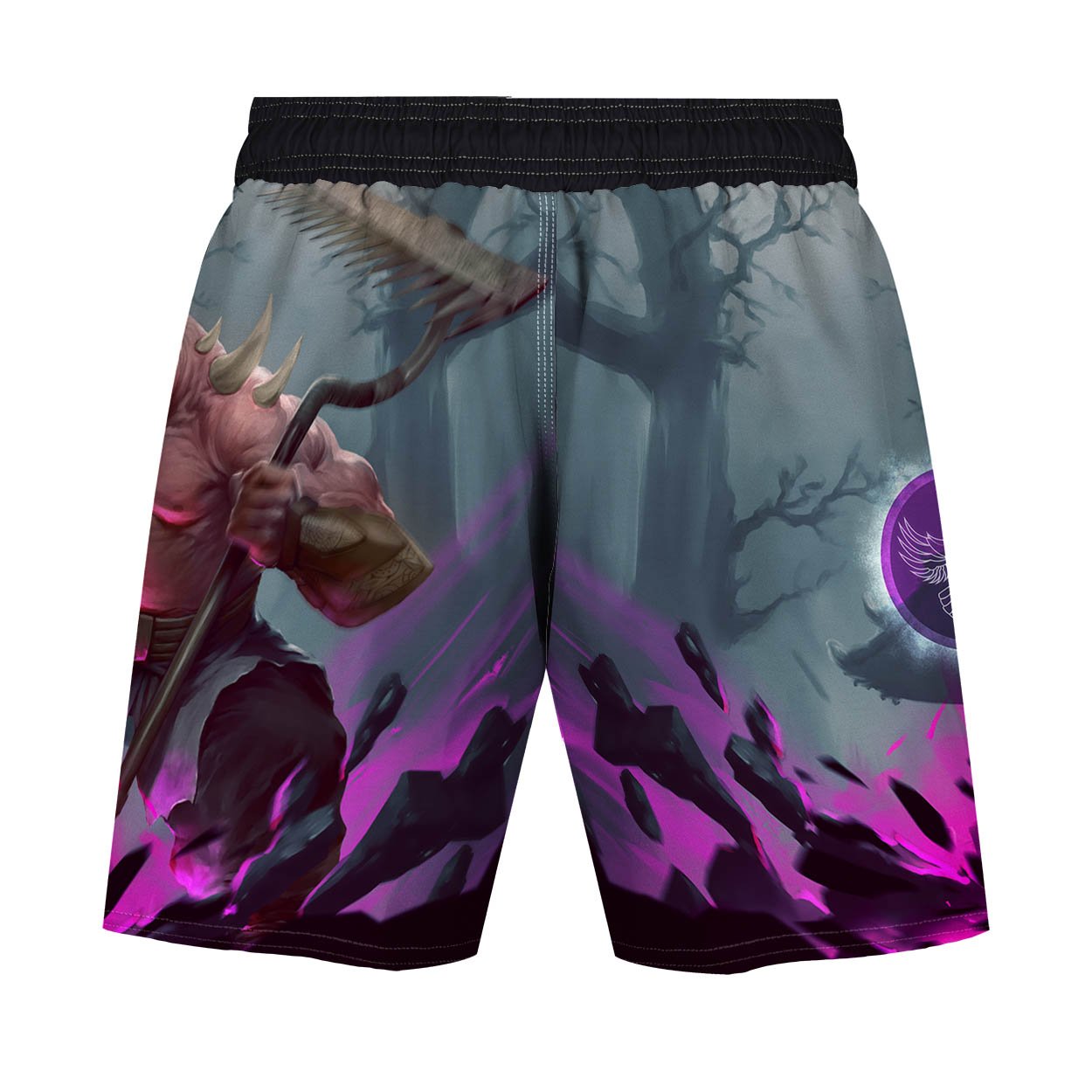 Zhu Bajie Men's Hybrid Fight Shorts - Raven Fightwear