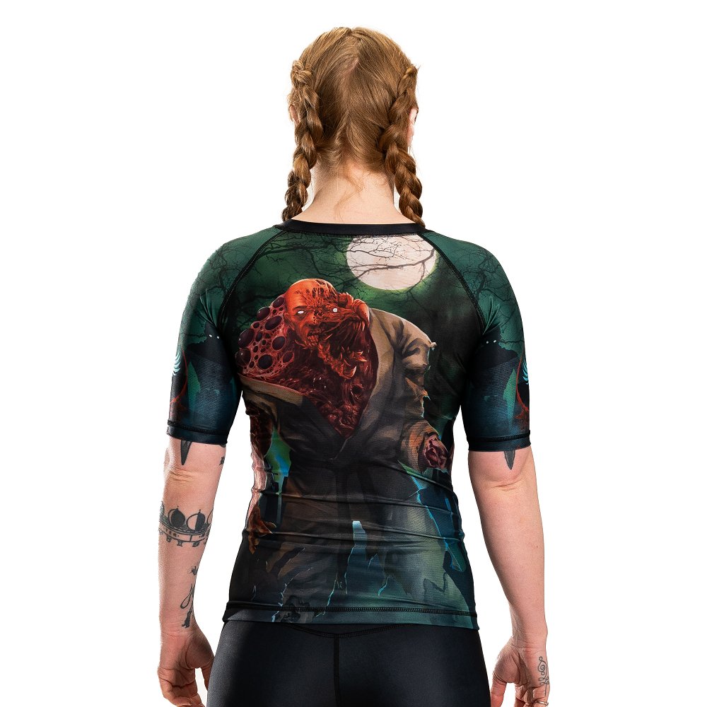Zombie 1.0 Women's Short Sleeve Rashguard - Raven Fightwear