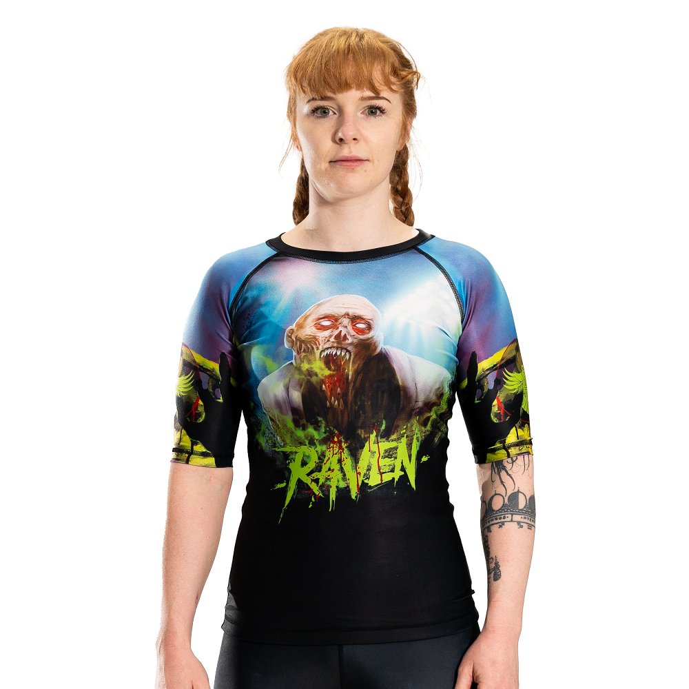 Zombie 2.0 Women's Short Sleeve Rashguard - Raven Fightwear