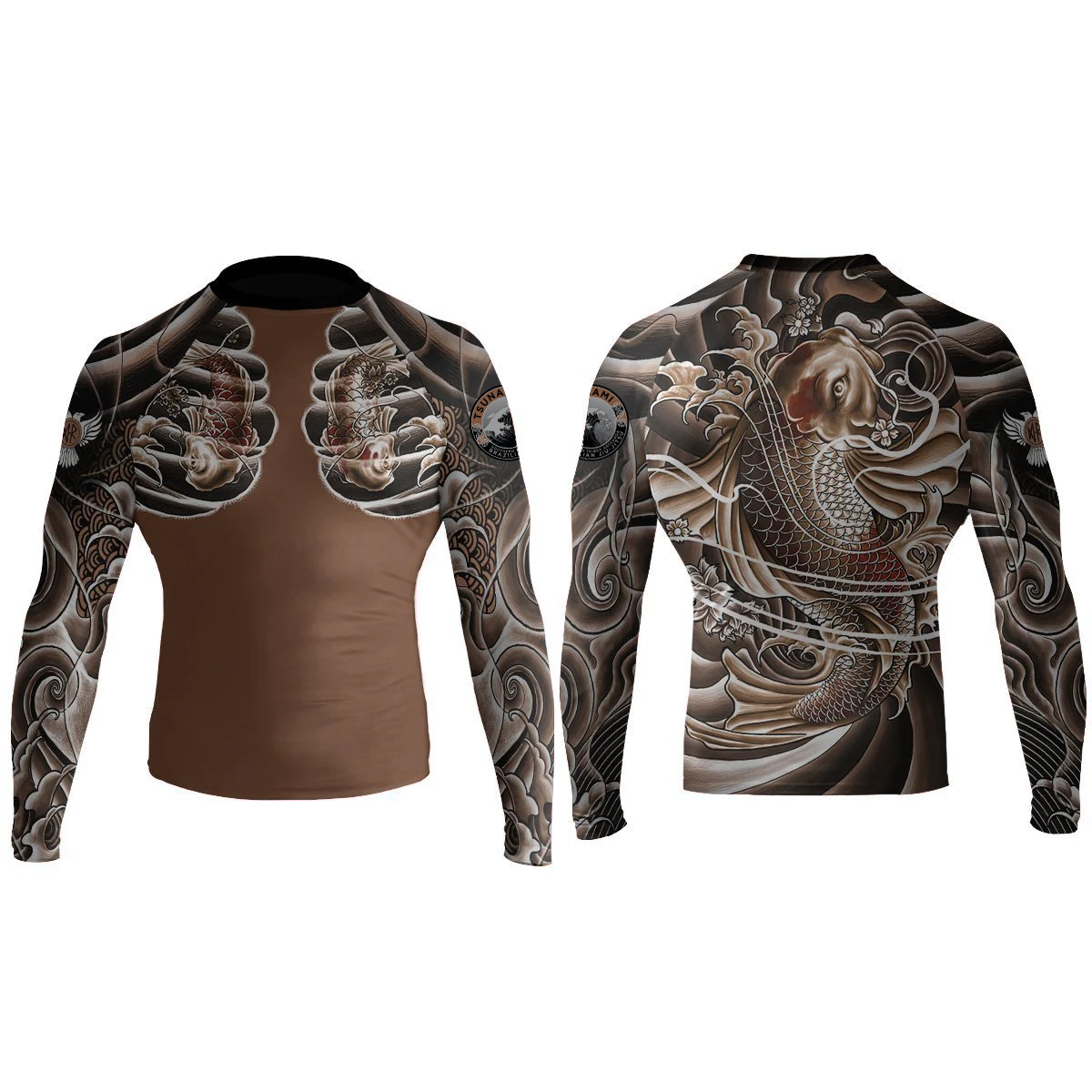 Tsunami BJJ Junior Long Sleeve Club Rashguard