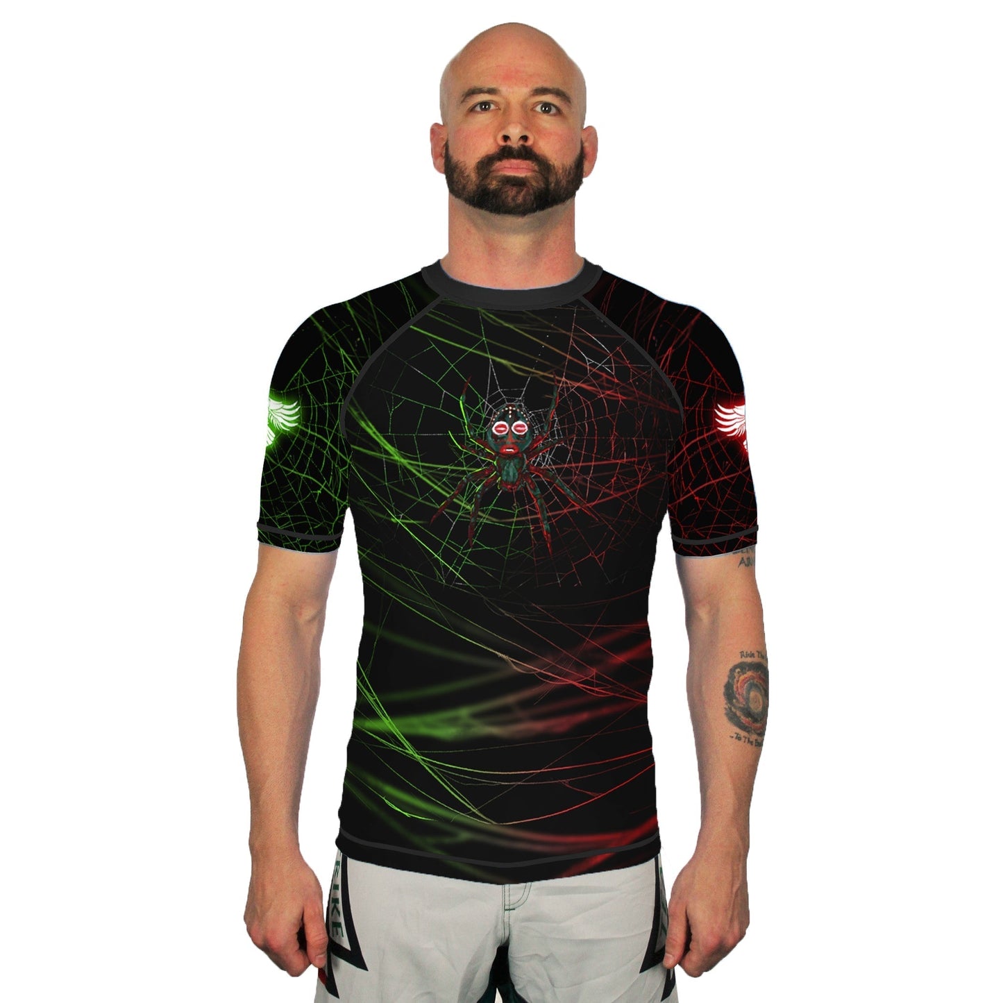 Anansi Men's Short Sleeve Rashguard Front