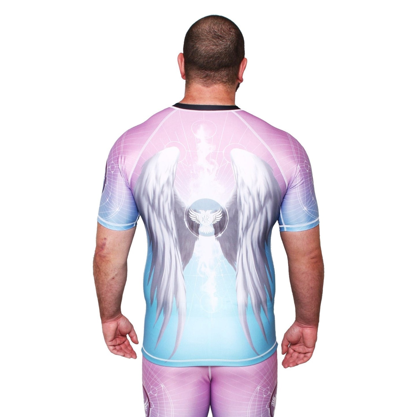 Archangels Jophiel Men's Short Sleeve Rashguard Back Back