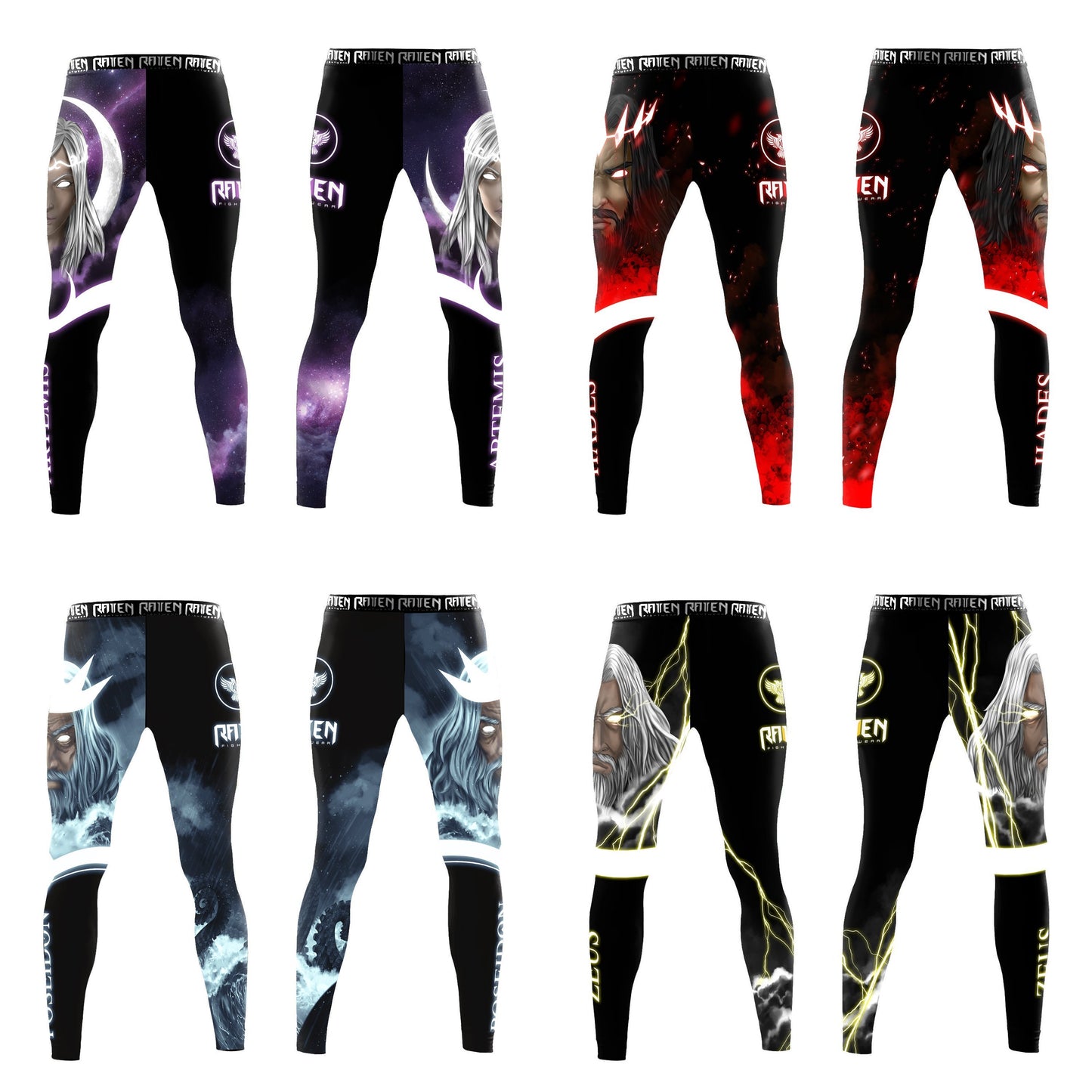 Gods of Greece - Four Pack - Raven Fightwear - US