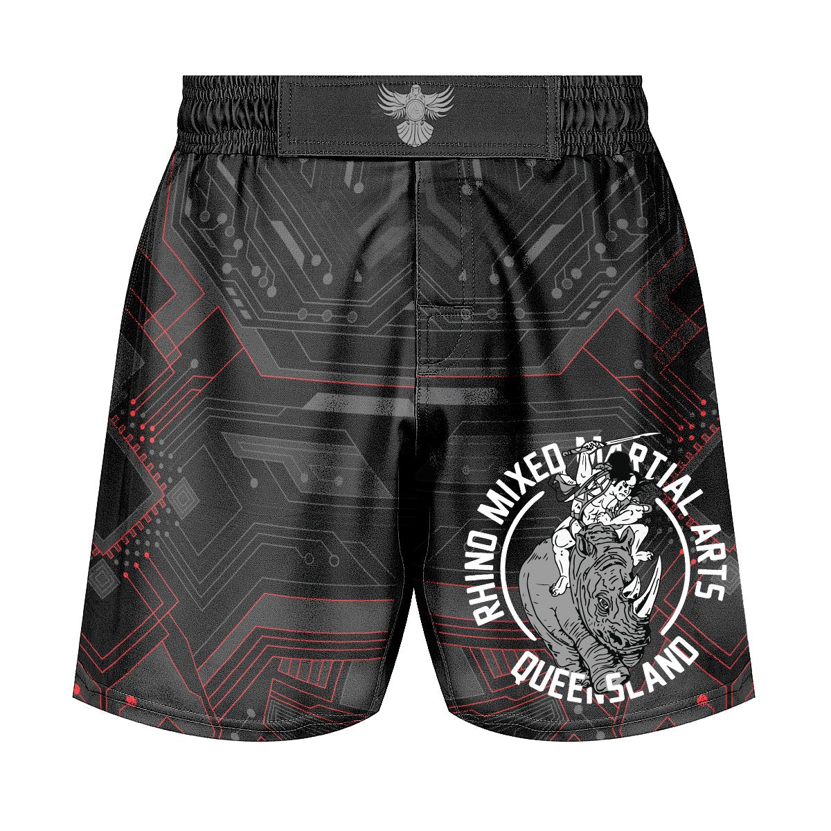 Rhino Club Shorts - Raven Fightwear