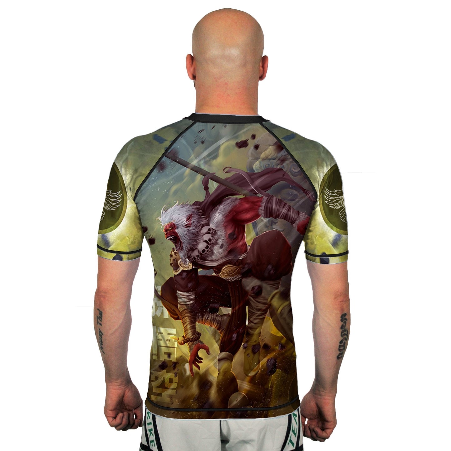 Sun Wukong Men's Short Sleeve Rashguard
