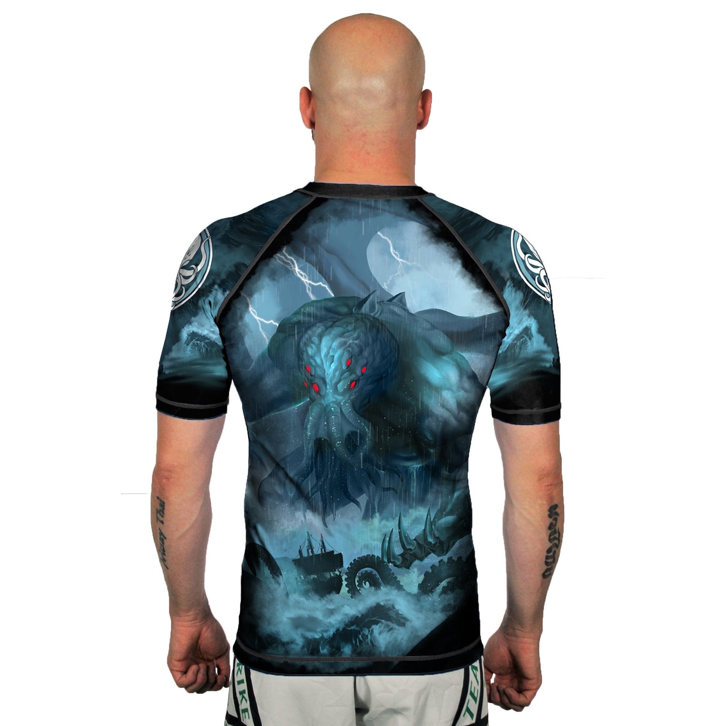 The Great Old Ones Cthulhu Men's Short Sleeve Rashguard Back