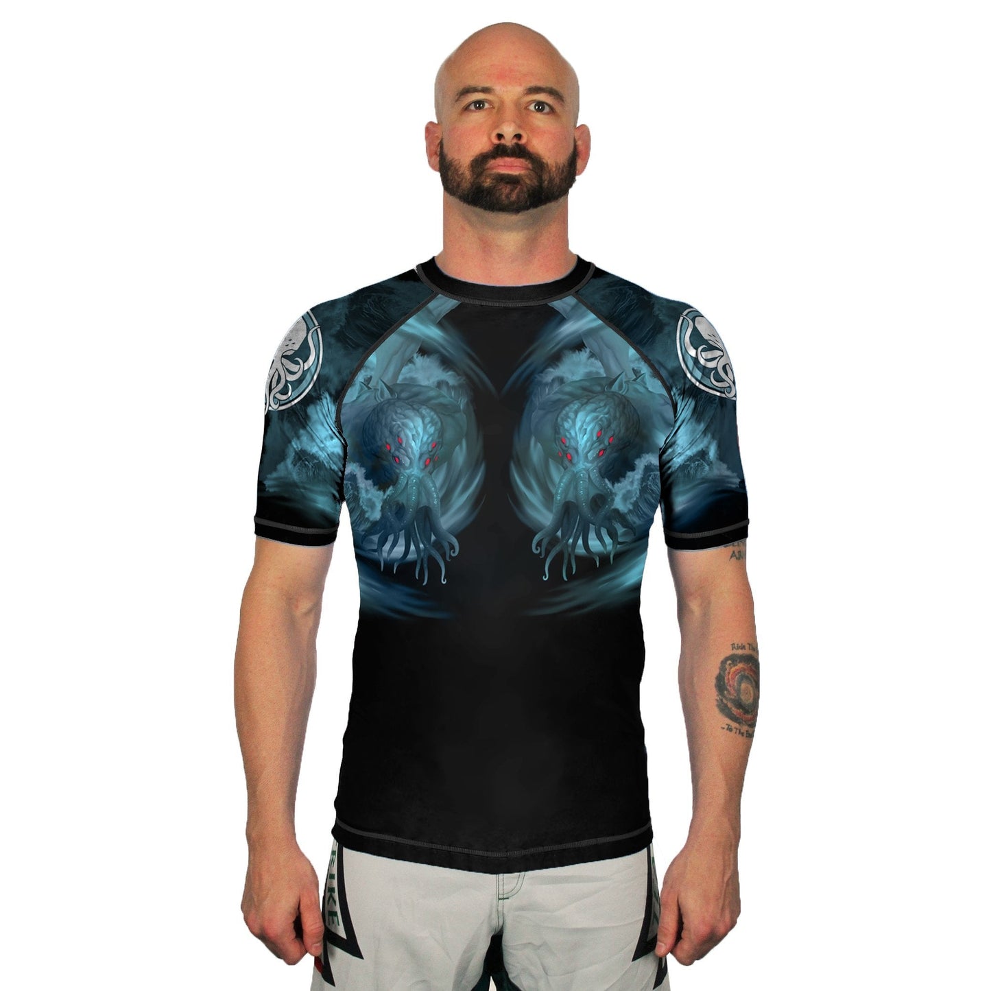 The Great Old Ones Cthulhu Men's Short Sleeve Rashguard Front