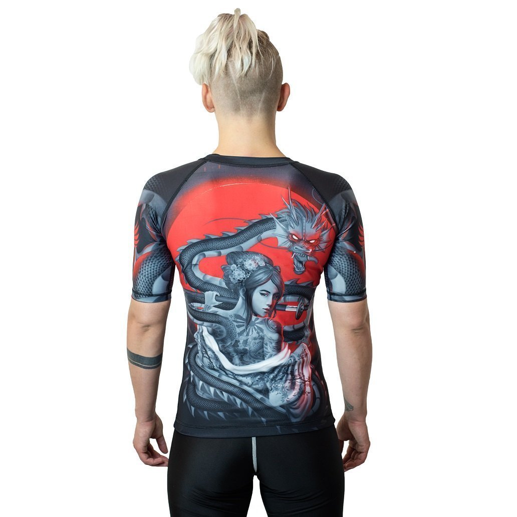 The Illustrated Geisha (women's) - Raven Fightwear - US