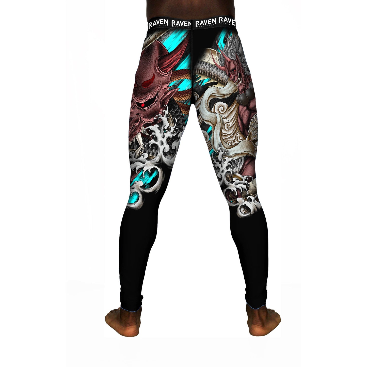 The Oni and The Dragon Men's Spats Back