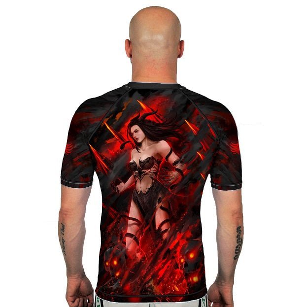 The Succubus 2.0 Men's Short Sleeve Rashguard Back