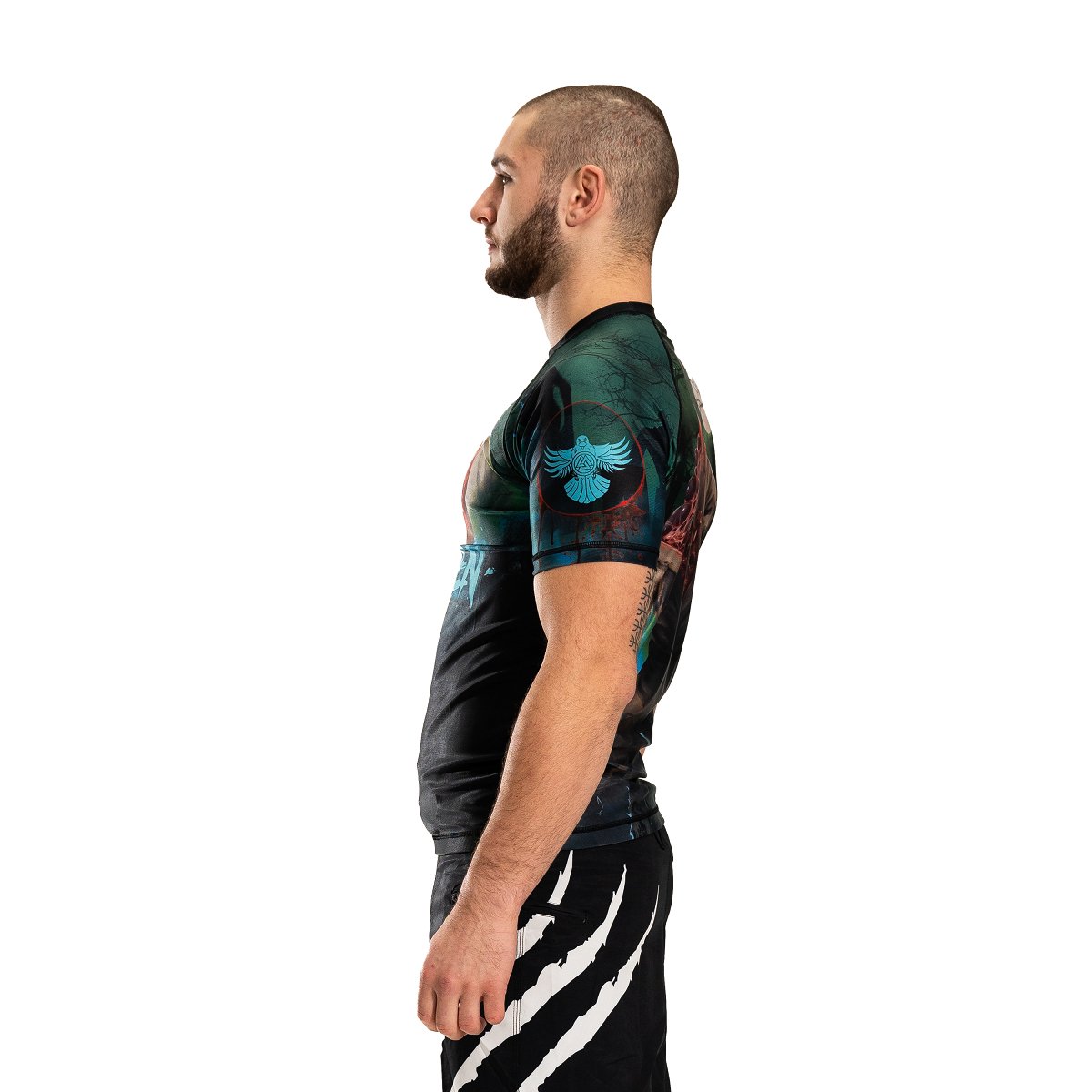 Zombie Men's Short Sleeve Rashguard Left