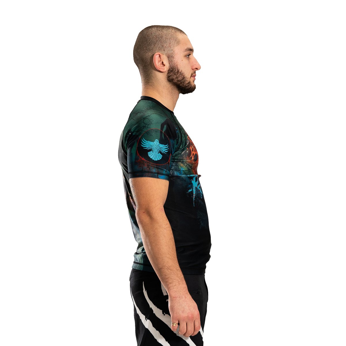 Zombie Men's Short Sleeve Rashguard Right