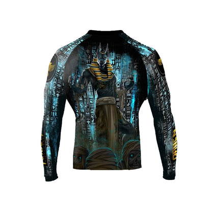 The Gods of Egypt Anubis Men's Long Sleeve Rashguard