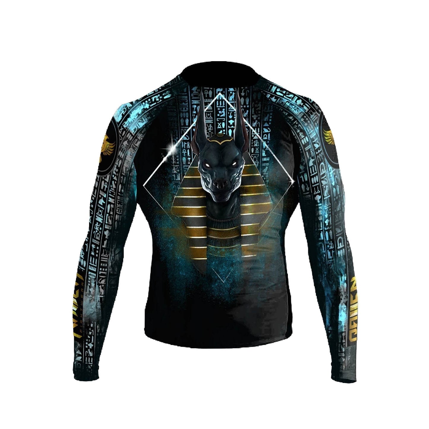 The Gods of Egypt Anubis Men's Long Sleeve Rashguard