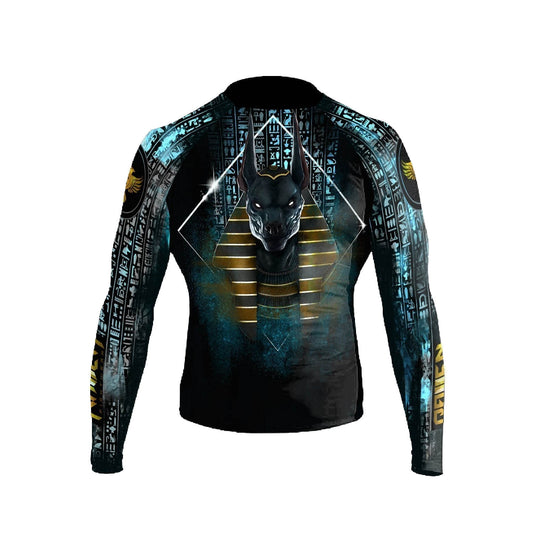 The Gods of Egypt Anubis Men's Long Sleeve Rashguard