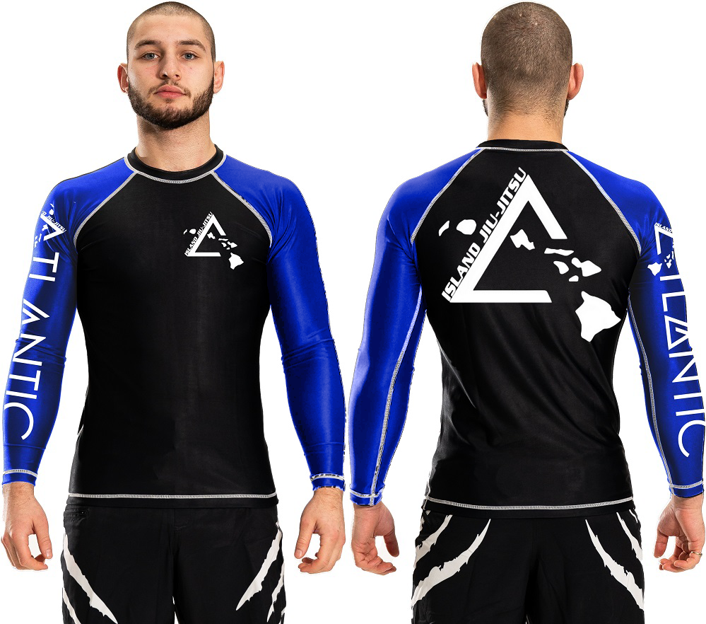 Island Jiu-Jitsu Atlantic  Ranked Plain Rashguard