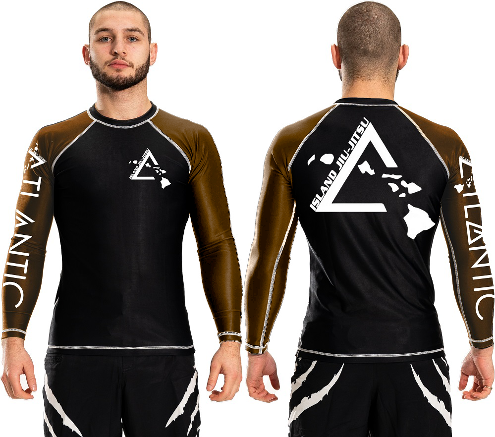 Island Jiu-Jitsu Atlantic  Ranked Plain Rashguard