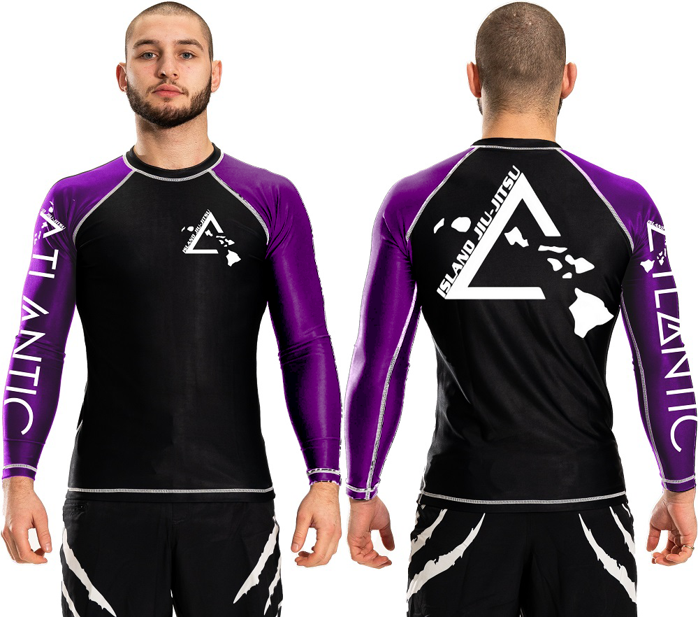 Island Jiu-Jitsu Atlantic  Ranked Plain Rashguard