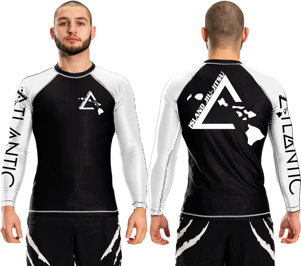 Island Jiu-Jitsu Atlantic Junior Ranked Plain Rashguard
