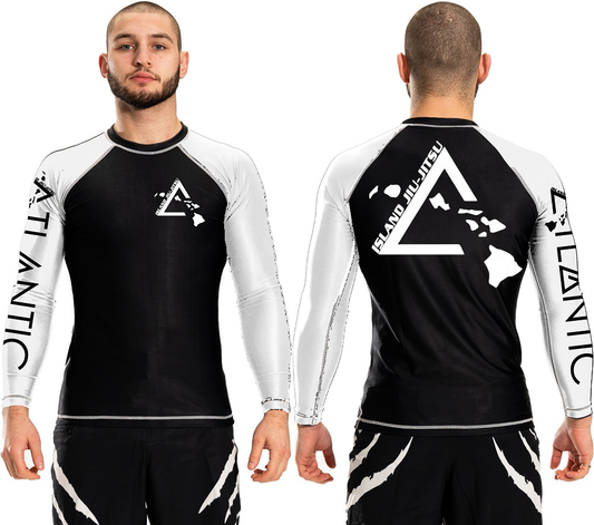 Island Jiu-Jitsu Atlantic Junior Ranked Plain Rashguard