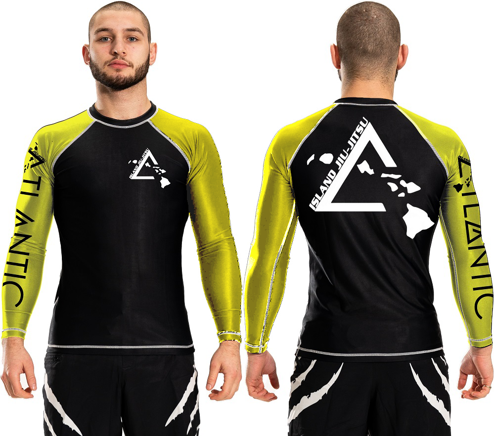 Island Jiu-Jitsu Atlantic Junior Ranked Plain Rashguard