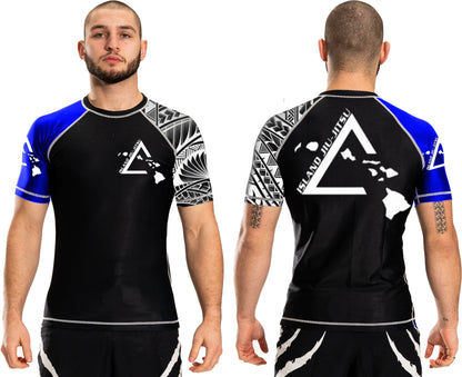 Island Jiu-Jitsu Atlantic Short Sleeve Ranked Team Rashguard