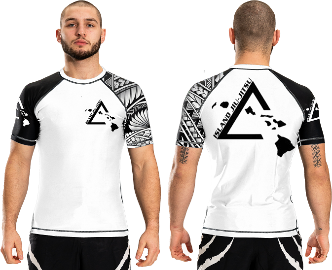 Island Jiu-Jitsu Atlantic Short Sleeve Ranked Team Rashguard