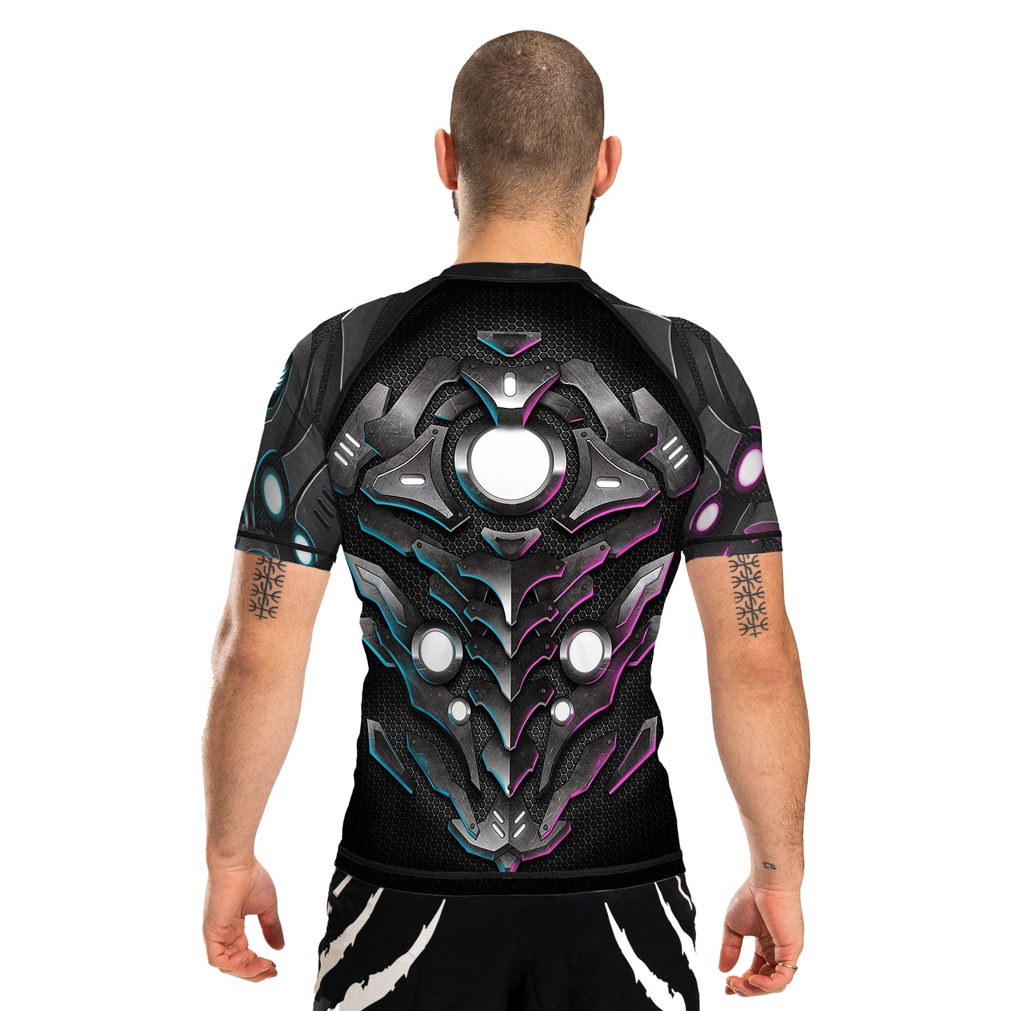Cyberpunk Men's Short Sleeve Rashguard