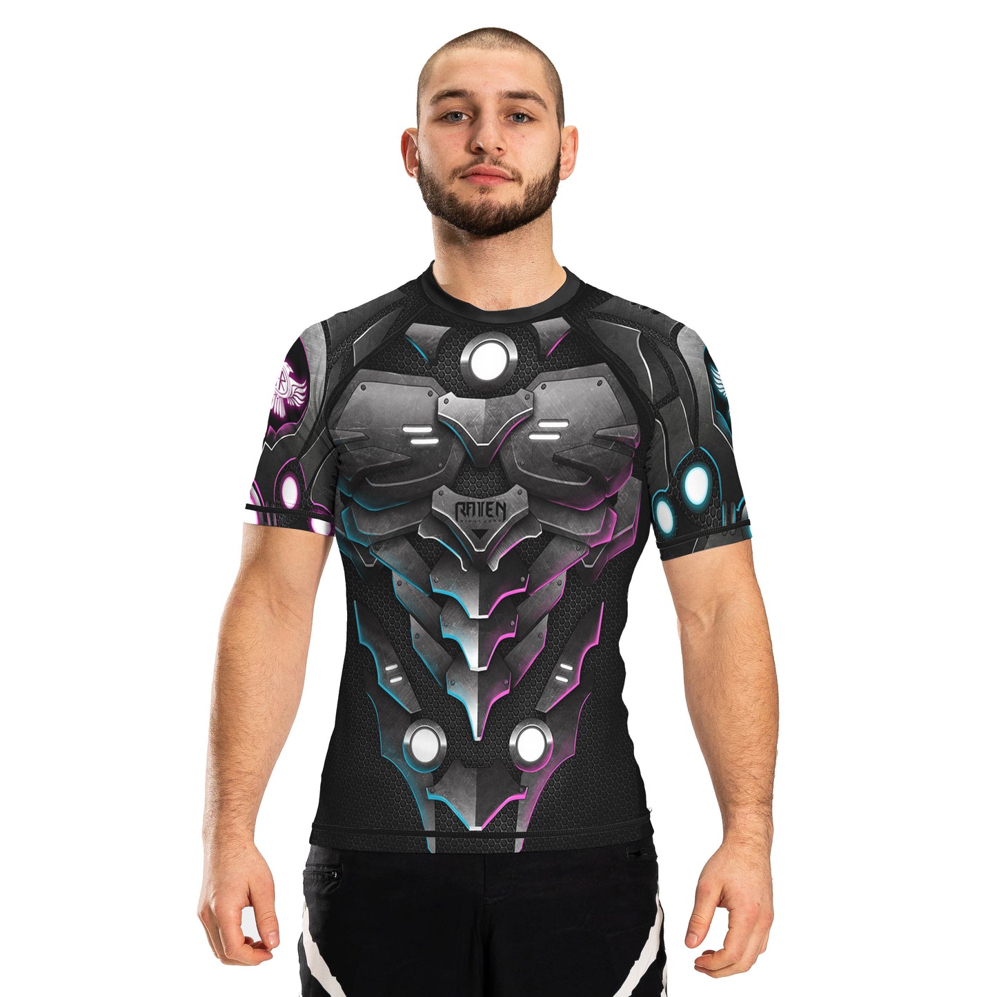 Cyberpunk Men's Short Sleeve Rashguard