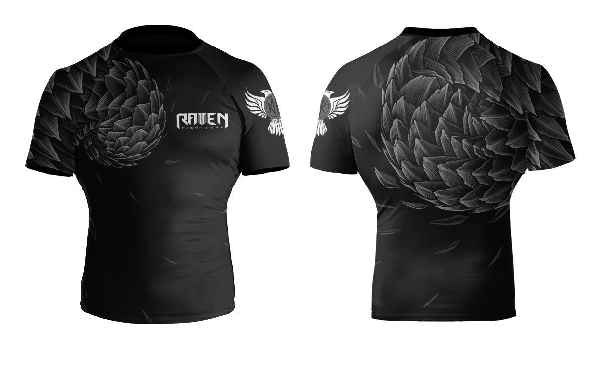 Power Pangolin Men's Short Sleeve Rashguard