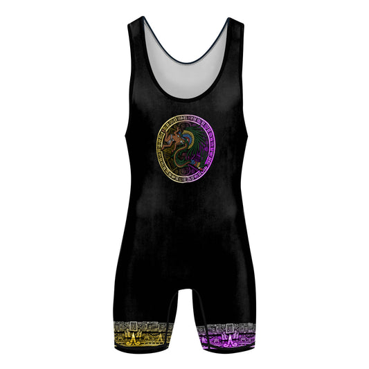 Gods of Mesoamerica Quetzalcoatl Wrestling Singlet