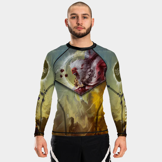 Sun Wukong Men's Long Sleeve Rashguard