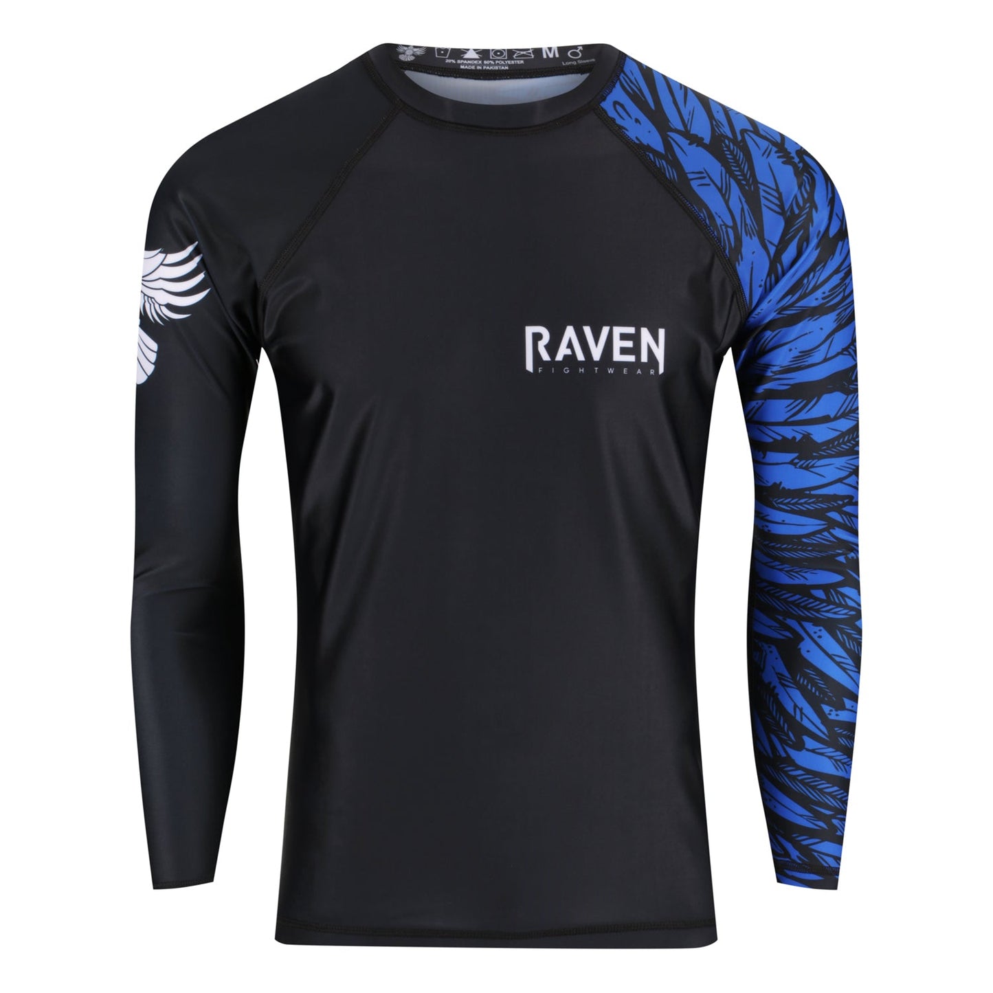 Aerial Assault Men's Long Sleeve Rashguard - Raven Fightwear
