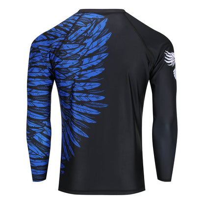 Aerial Assault Men's Long Sleeve Rashguard - Raven Fightwear