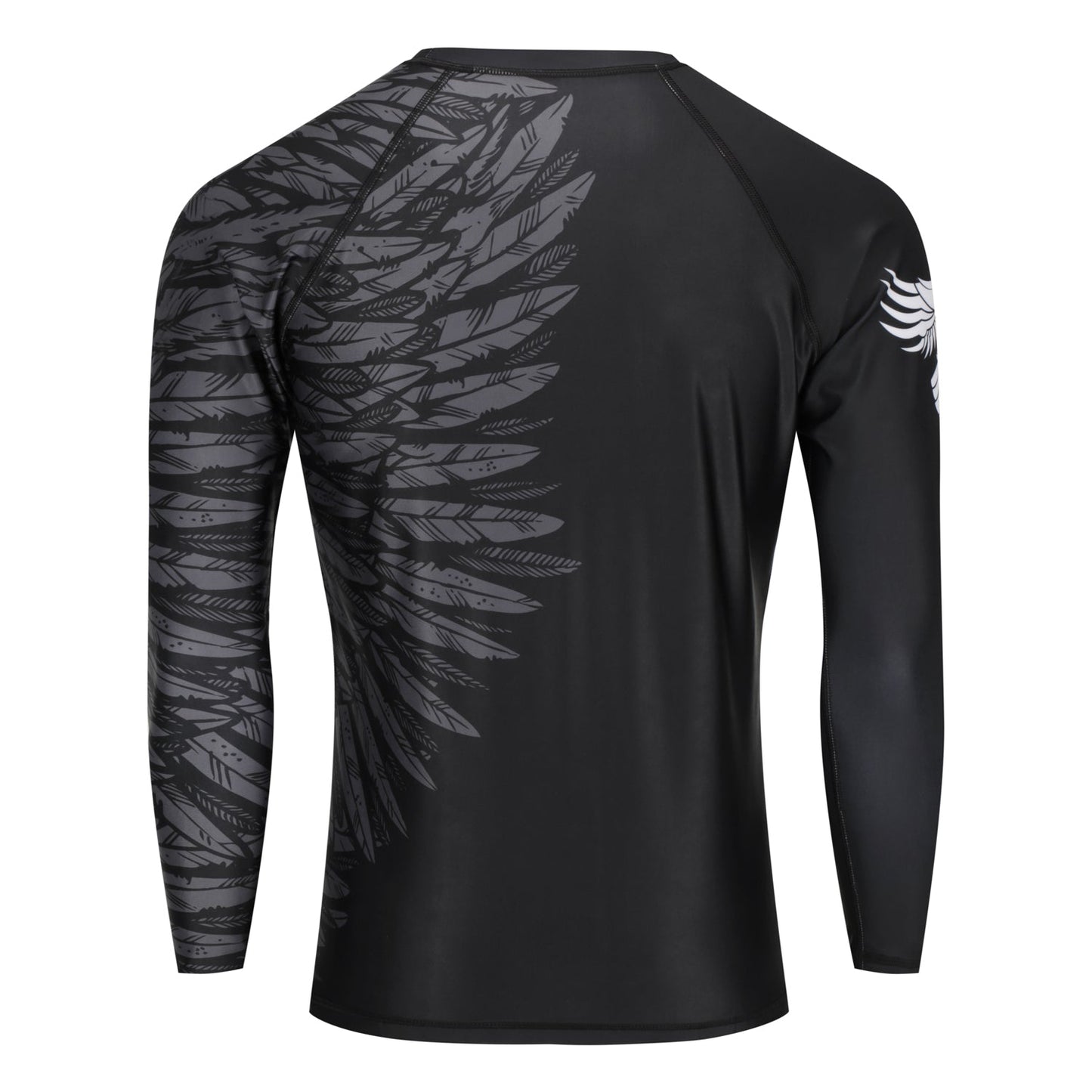 Aerial Assault Men's Long Sleeve Rashguard - Raven Fightwear