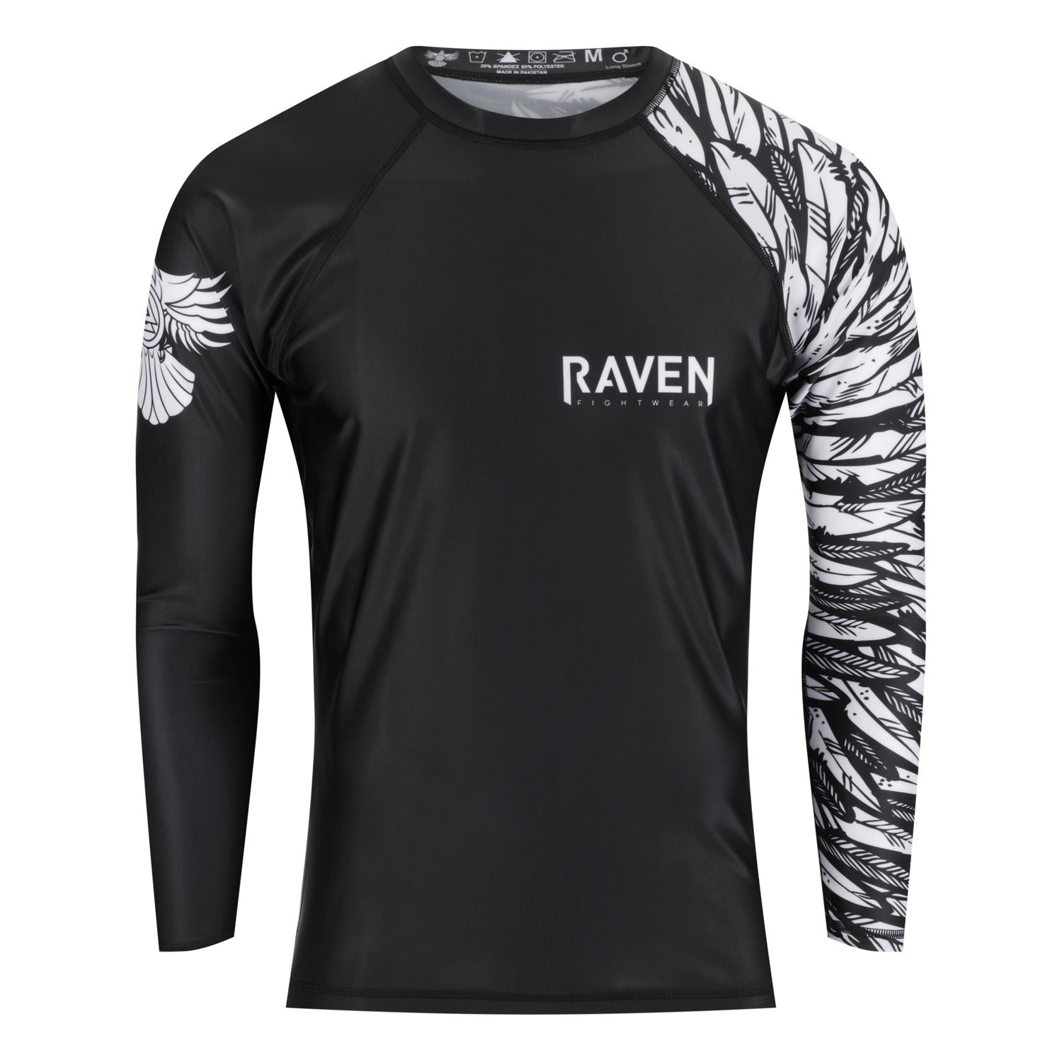 Aerial Assault Men's Long Sleeve Rashguard - Raven Fightwear
